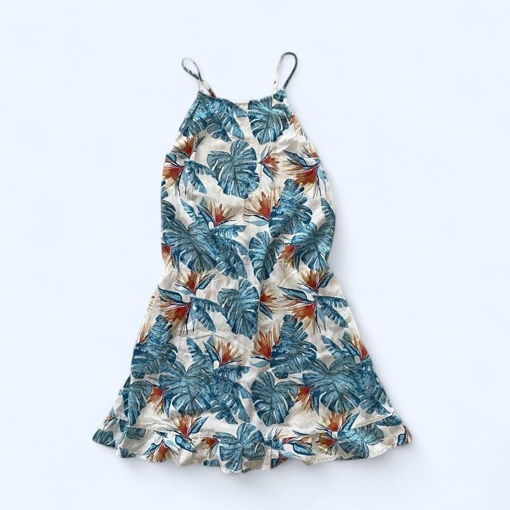 Floral miniâ cotton summer dress size S